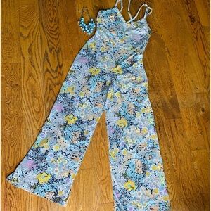 Wild‎ Fable Bohemian Botanical Floral Jumpsuit